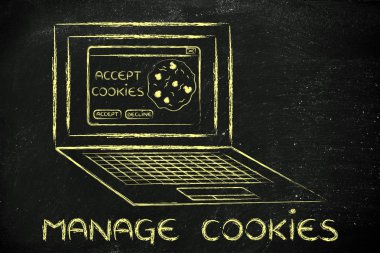 Yönet çerezleri ve tarayıcınızın ayarını çizimi