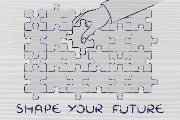 Concept of shape your future — Stock Photo, Image