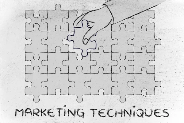 Concept of marketing techniques — Stock Photo, Image