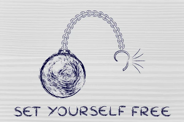 concept of setting yourself free