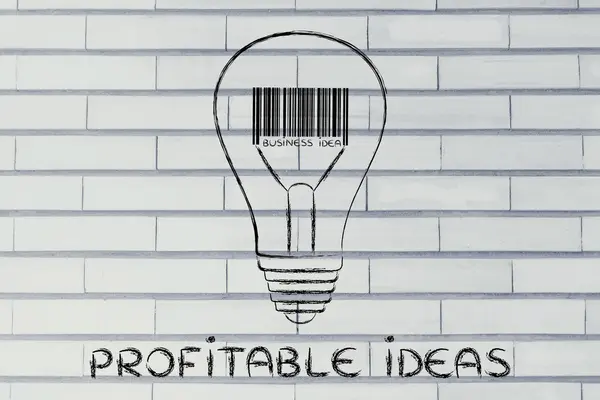 수익성이 아이디어의 개념 — 스톡 사진