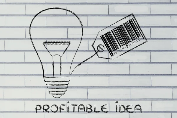 Konzept profitabler Ideen — Stockfoto