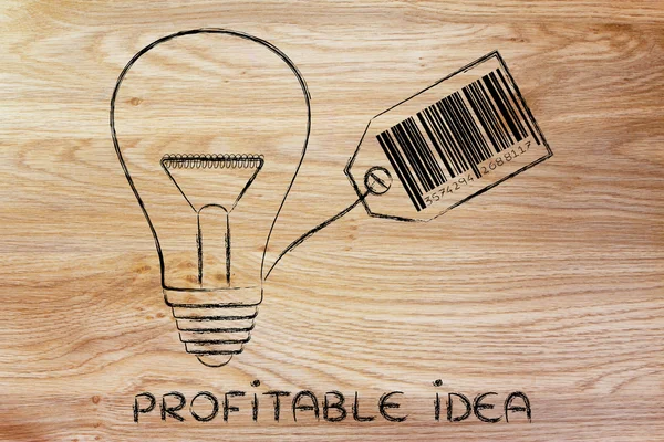 Concept of profitable ideas — Stock Photo, Image