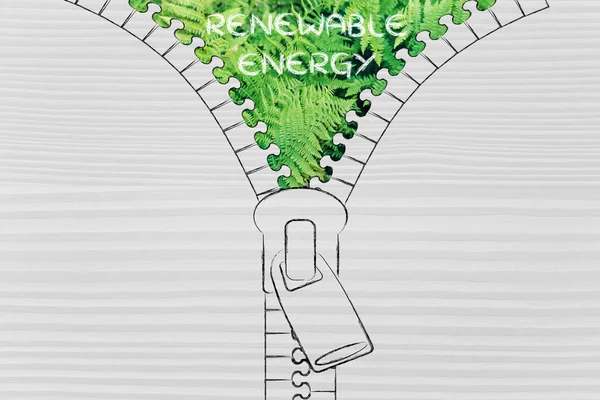 Concept van hernieuwbare energie — Stockfoto