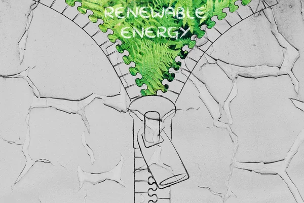 Conceito de energia renovável — Fotografia de Stock