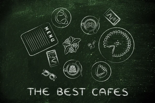 Concept of the best cafes — Stock Photo, Image