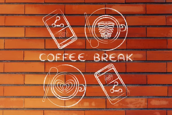 Concepto de pausa para café — Foto de Stock