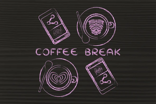 Conceito de coffee break — Fotografia de Stock