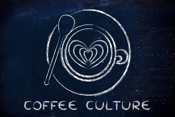 Concepto de la cultura del café —  Fotos de Stock