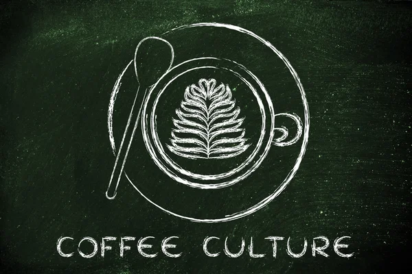 Conceito de cultura do café — Fotografia de Stock