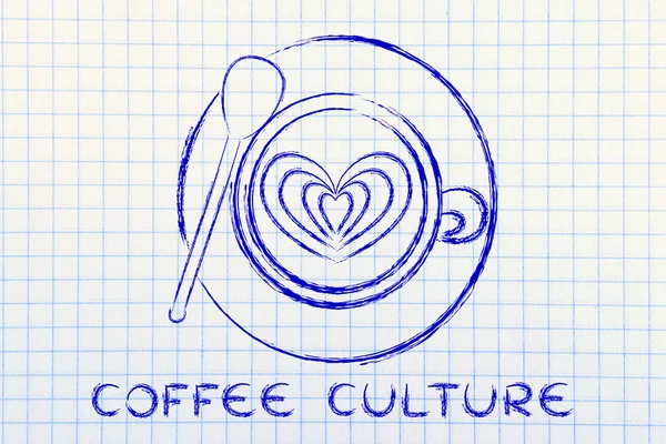 Concept de culture du café — Photo