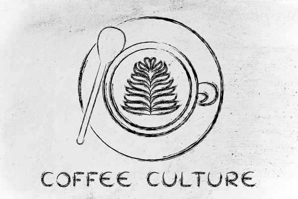 Conceito de cultura do café — Fotografia de Stock