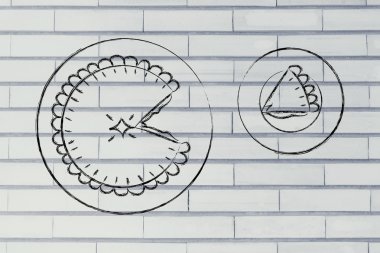 pasta veya komik pasta grafiği çizimi