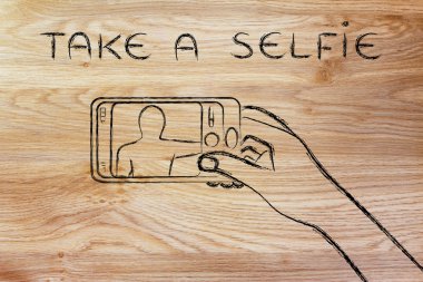 bir selfie örnek al