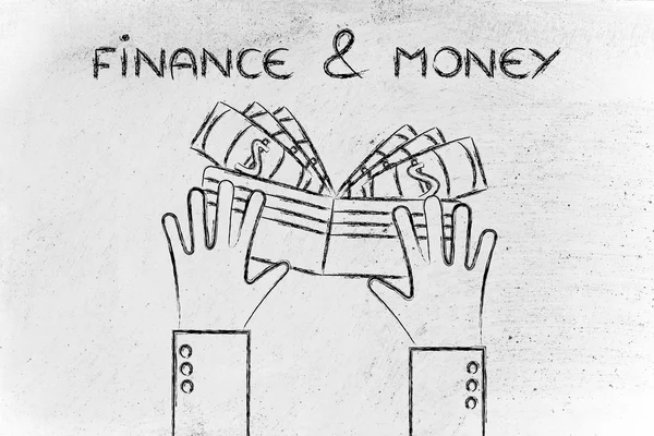 Concept of finance & money — Stock Photo, Image