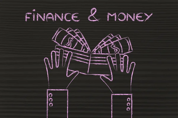 Concept of finance & money — Stock Photo, Image