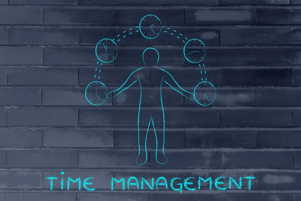 Concetto di gestione del tempo — Foto Stock