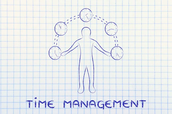 Concetto di gestione del tempo — Foto Stock
