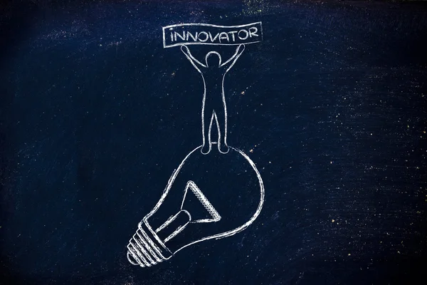 Koncepcji innowacyjnych pomysłów — Zdjęcie stockowe