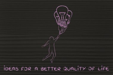 daha iyi bir yaşam kalitesi için fikirler kavramı