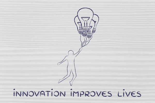 Il concetto di innovazione migliora la vita — Foto Stock