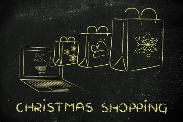 Concept of Christmas Shopping — Stock Photo, Image