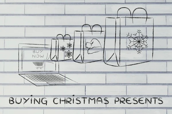 Skup Christmas przedstawia ilustracja — Zdjęcie stockowe