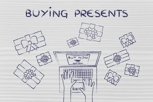concept of buying presents