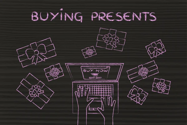 concept of buying presents