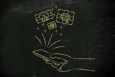 Smartphone ekran dışında gelen Hediyeler tamamladı