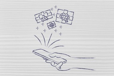 Smartphone ekran dışında gelen Hediyeler tamamladı