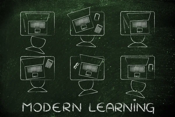 Modern eğitim kavramı — Stok fotoğraf
