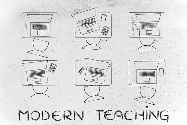 Концепція сучасного викладання — стокове фото
