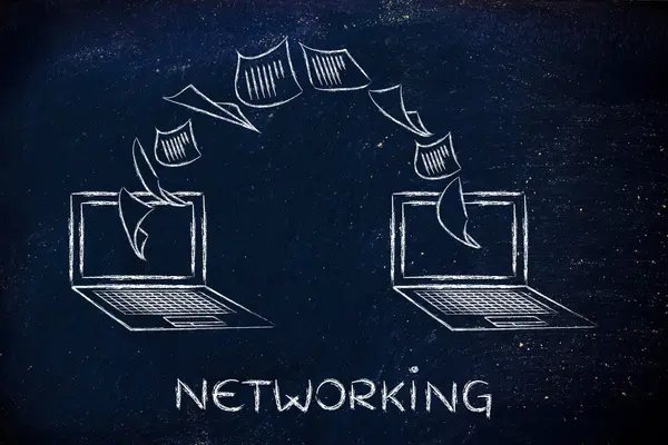 Internet ağ kavramı — Stok fotoğraf