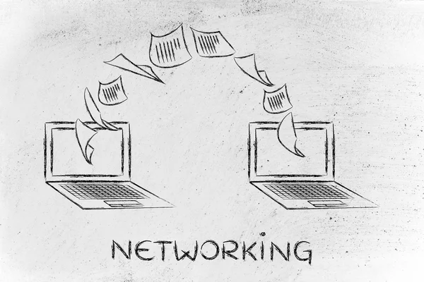 Conceito de rede de internet — Fotografia de Stock