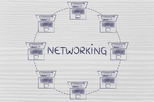 Internet ağ kavramı — Stok fotoğraf