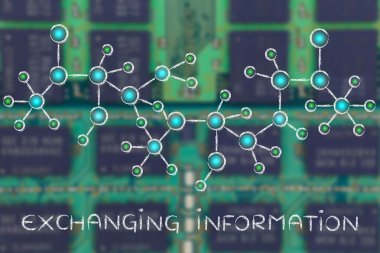 illüstrasyon, bilgi değişimi