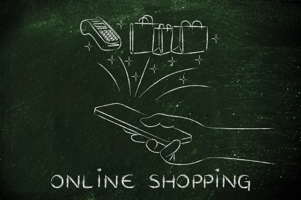 Concept of online shopping — Stock Photo, Image