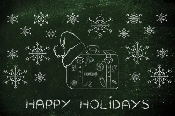Concept van Happy holidays — Stockfoto
