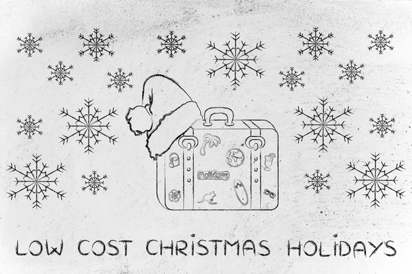 Concept de vacances de Noël low cost — Photo