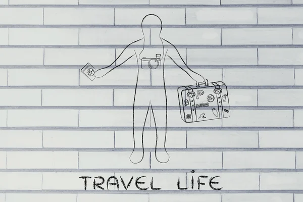 Concetto di Travel Life — Foto Stock