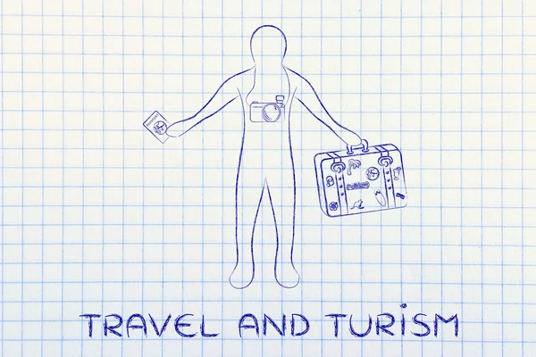Konzept von Reisen und Tourismus — Stockfoto