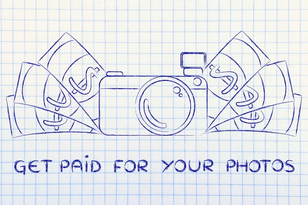 Get paid for your photos illustration