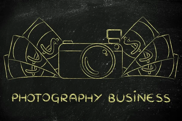 Concepto de negocio de fotografía — Foto de Stock