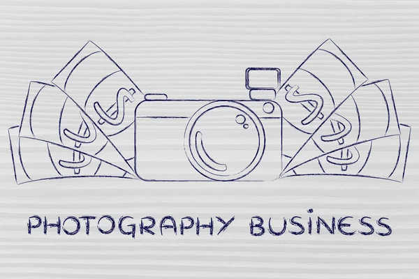 Concept of photography business — Stock Photo, Image