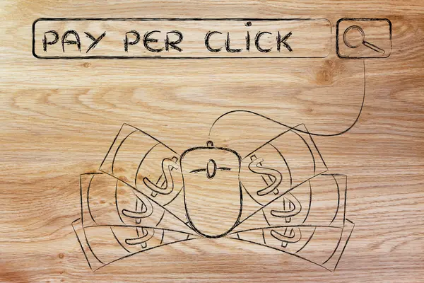 Concept of Pay per click — Stock Photo, Image