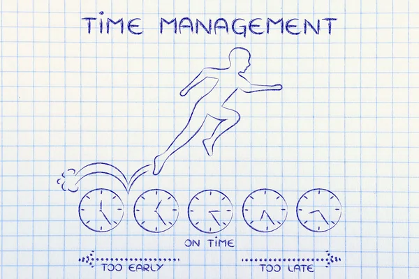 Conceito de gestão do tempo — Fotografia de Stock