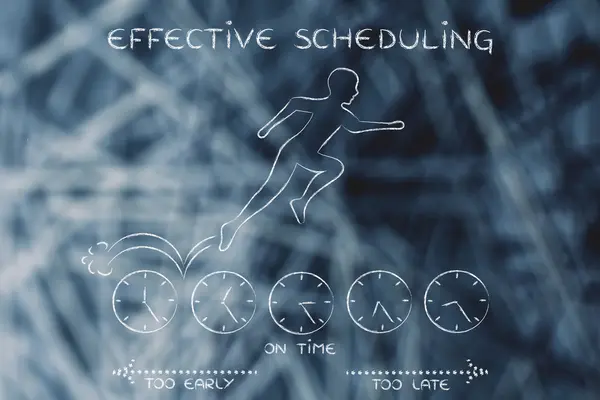 Concept of effective scheduling — Stock Photo, Image