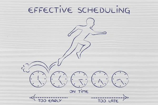 Concept of effective scheduling — Stock Photo, Image