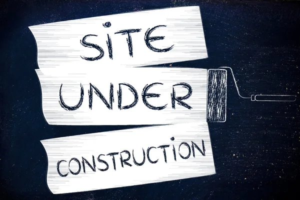 Concept de site en construction — Photo